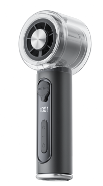 Portable 2 in 1 Handheld Ice-compress Nano-spray Fan with digital LED display + telescopic hook