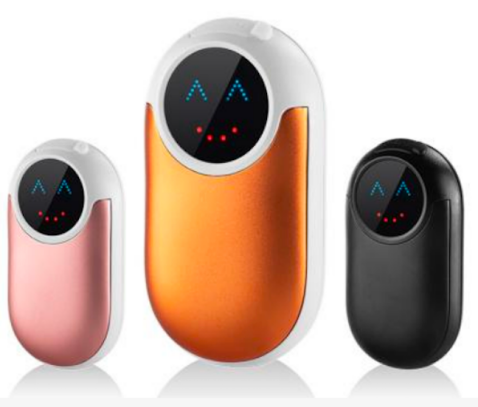 Pure Magnetic Hand Warmer (set of 2pcs - without powerbank function), with two keychains