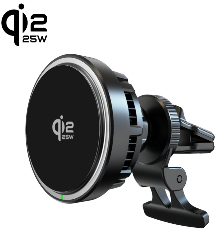 QI2.2 Certified Tempered Glass 25W FAST Magnetic Wireless Car Charger for for new iPhone 17/17 Air/17 Pro/17 Pro Max