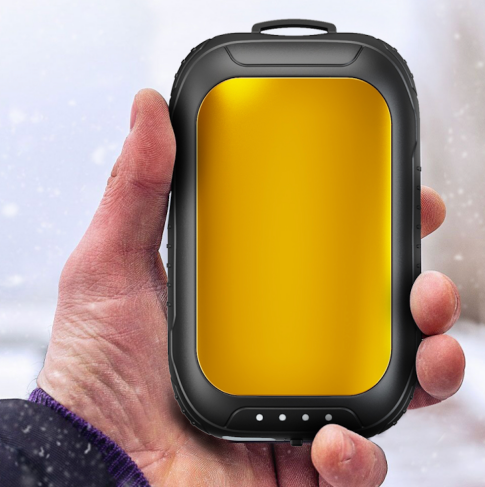 Portable Waterproof Hand Warmer (4 Levels temperatures control 35℃~55℃) with Power Bank Function (10000mAh) and Flashlight